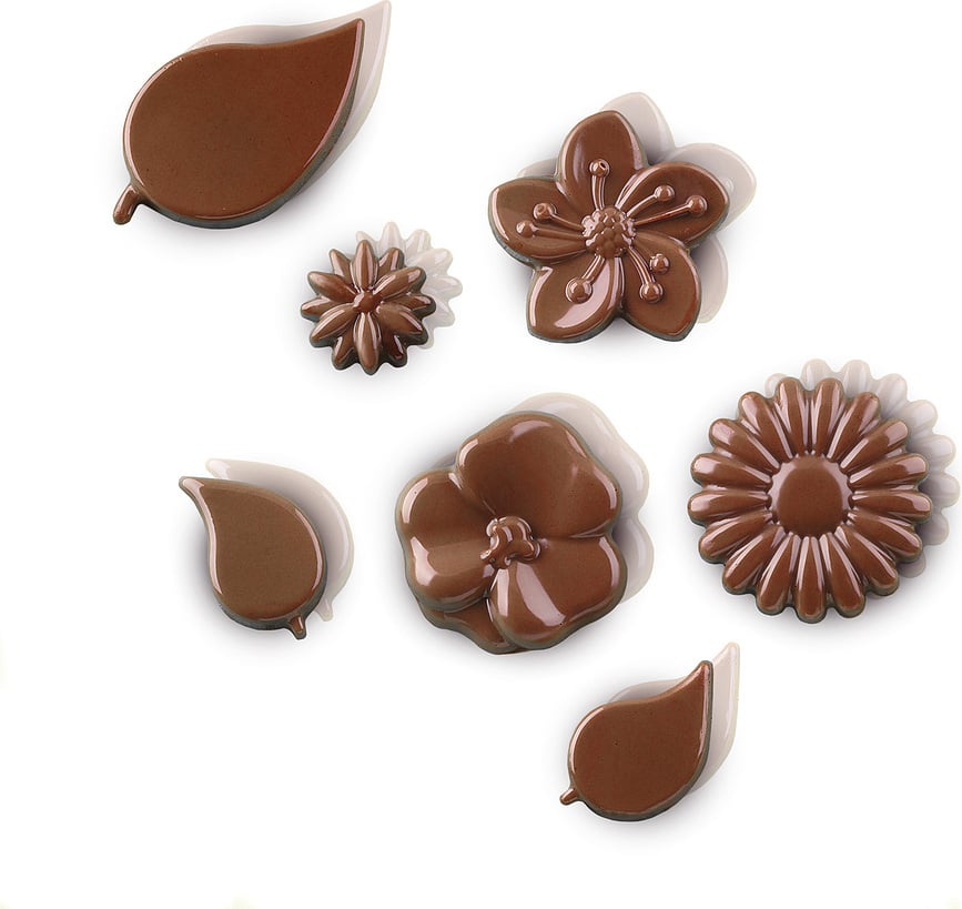 Molde para bombones de silicona Scg44 Choco Garden