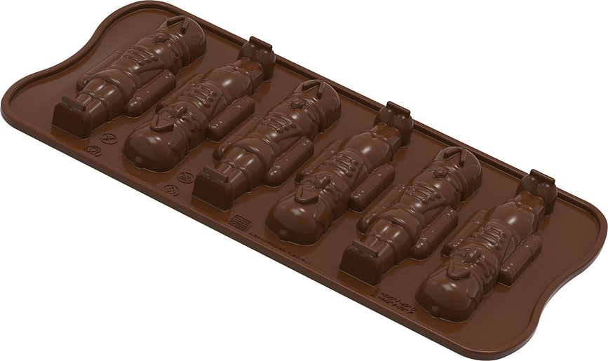 Molde para bombones de silicona Silikomart, diseño Cascanueces