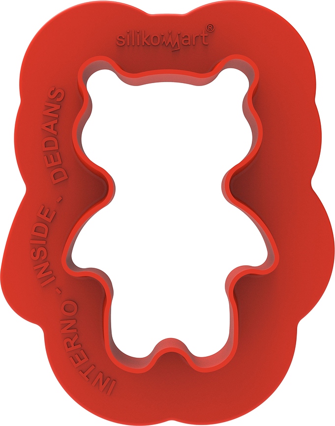 Molde para bombones de silicona Silikomart, diseño de ositos