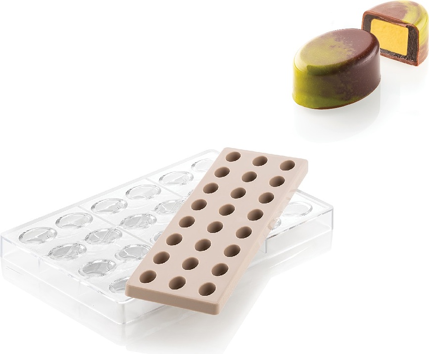 Molde para bombones Kit Ovale 01