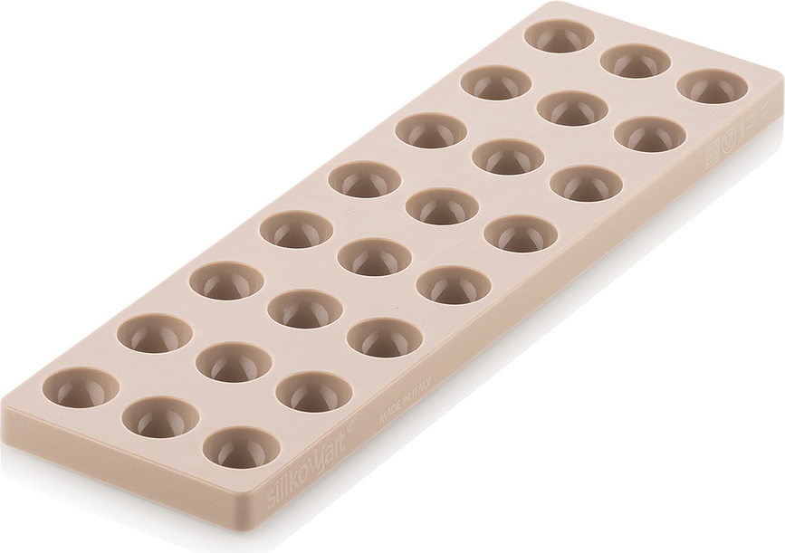 Molde para Bombones Kit Semisfera 01, diseño semiesférico