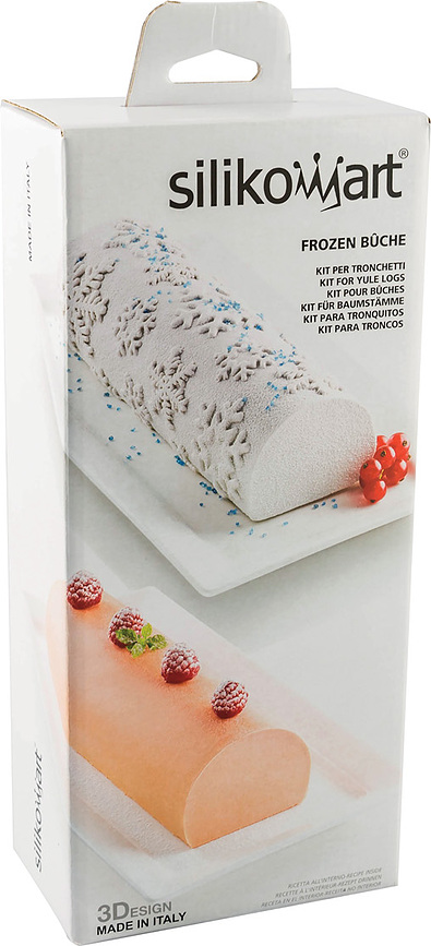 Molde para Buche Frozen, con tapete texturizado para decoración, Set de 2 piezas