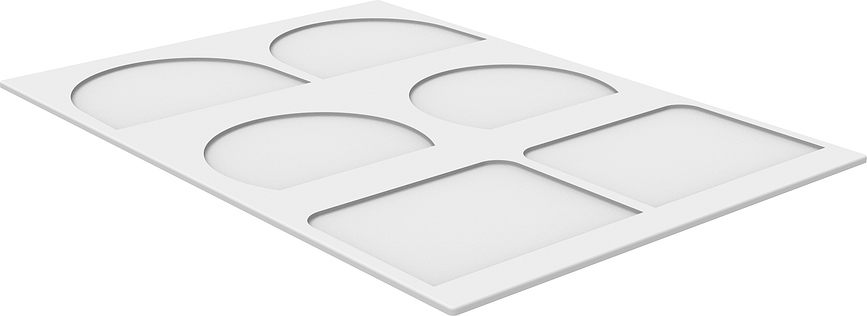 Molde para Chocolate Chablon Bûche, para postres tipo tronco