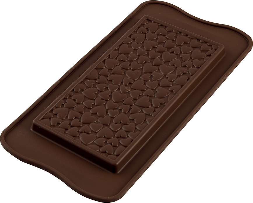 Molde para chocolate de silicona Scg38 Love Choco Bar