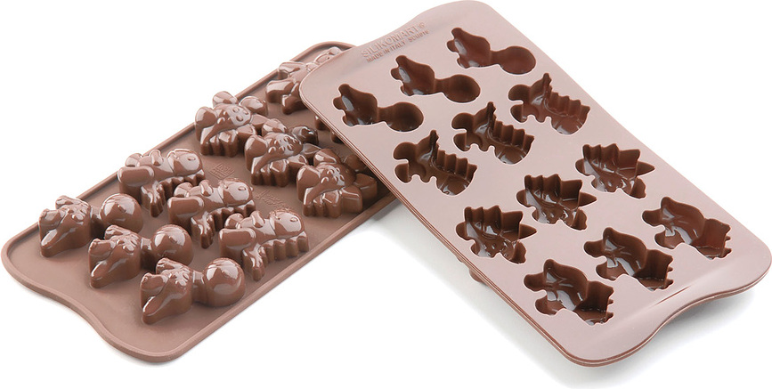 Molde para Chocolates de silicona Dino Scg16