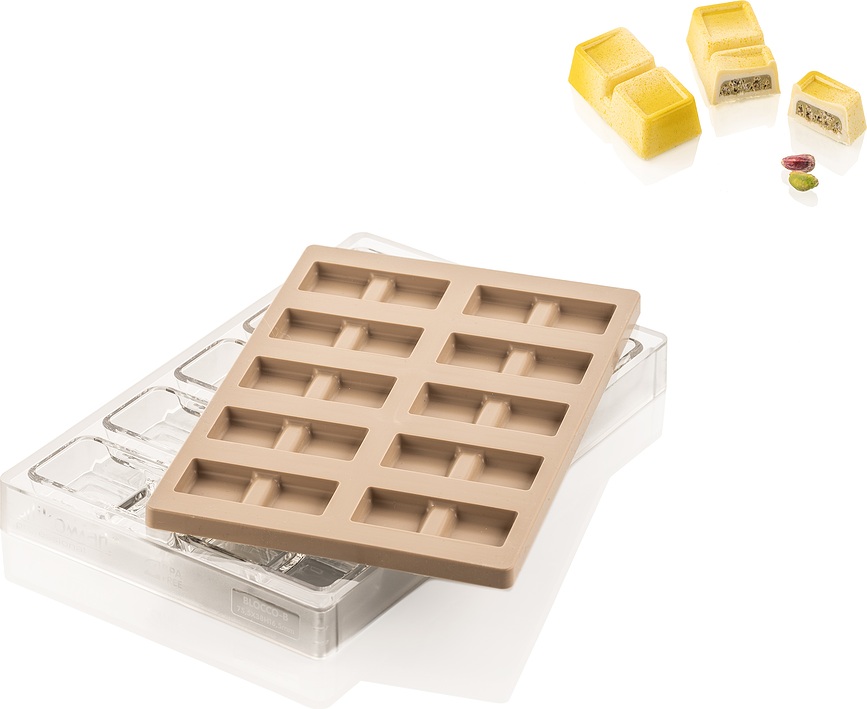 Molde para Chocolates Kit Blocco