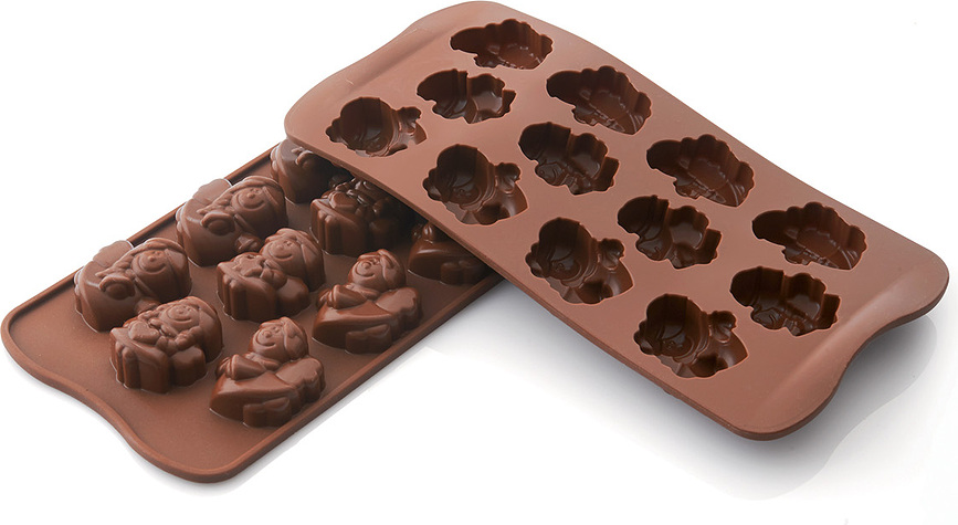 Molde para Chocolates Scg27 Choco Angels, de silicona