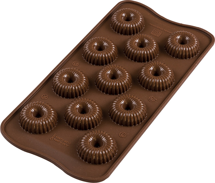 Molde para Chocolates Scg49 Choco Crown de silicona