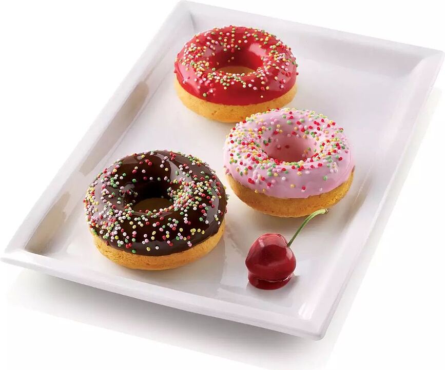Molde para donuts Silikomart 7,5 cm