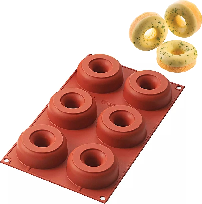 Molde para donuts Silikomart 7,5 cm