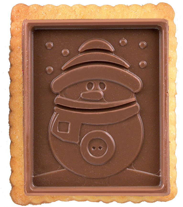 Molde para galletas de silicona Ckc01 Snowman Slim