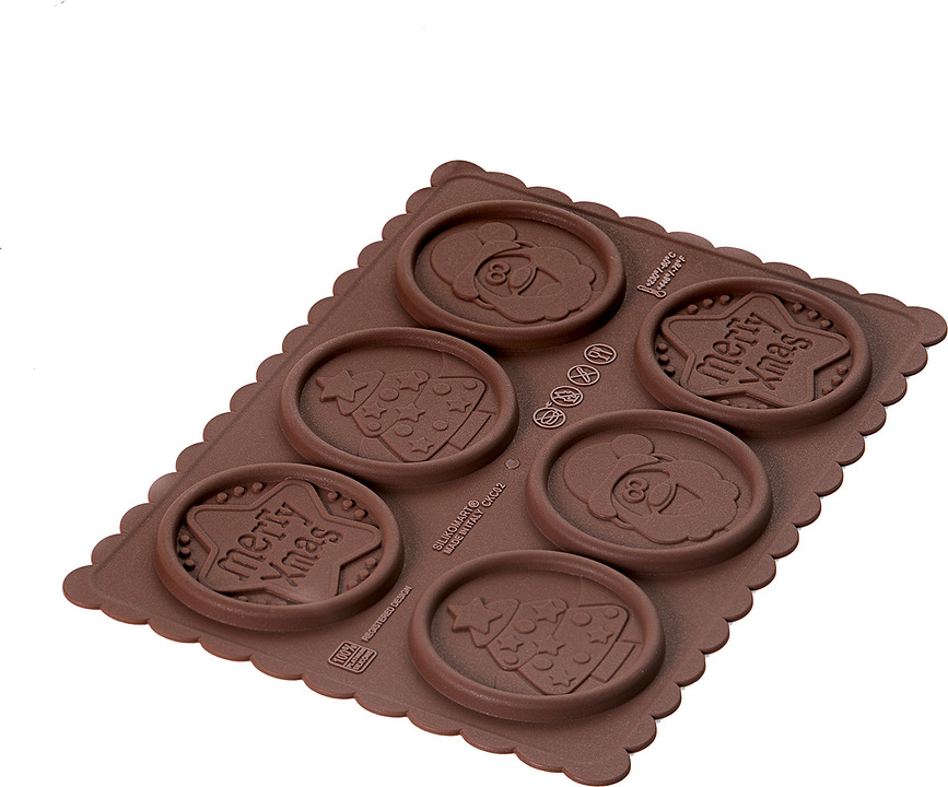 Molde para Galletas de silicona Ckc02 Xmas Slim