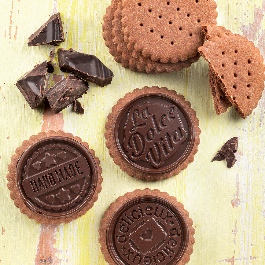 Molde para Galletas Dolce Vita Slim, diseño DUBEL
