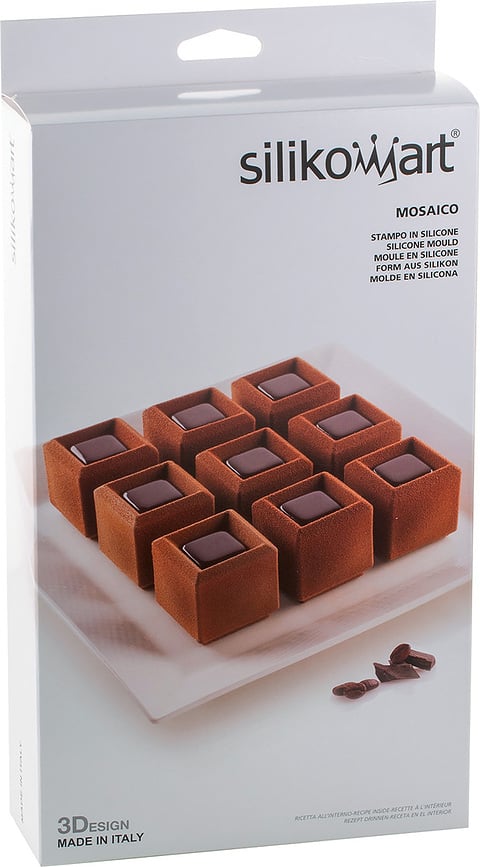 Molde para Galletas Mosaico, de silicona