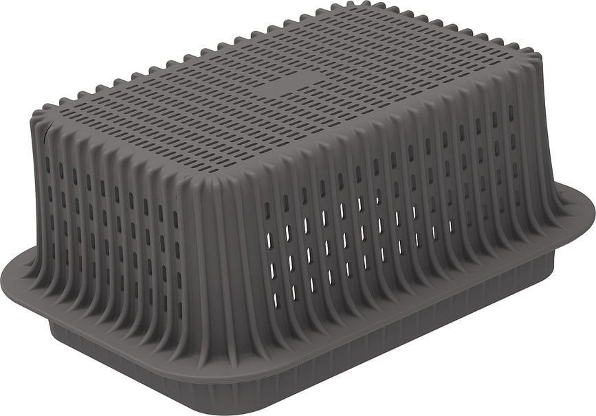 Molde para Pan de silicona Silfry, 10 x 15 cm, gris