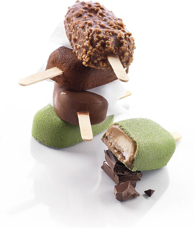 Molde para polos de silicona Gel01 Classic, 2 unidades