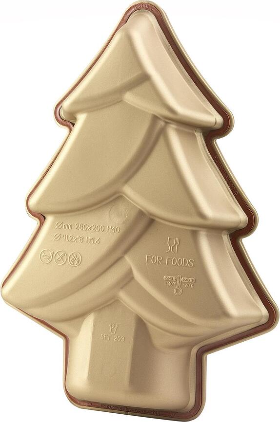 Molde para Repostería de silicona Christmas Tree, con diseño de árbol de Navidad