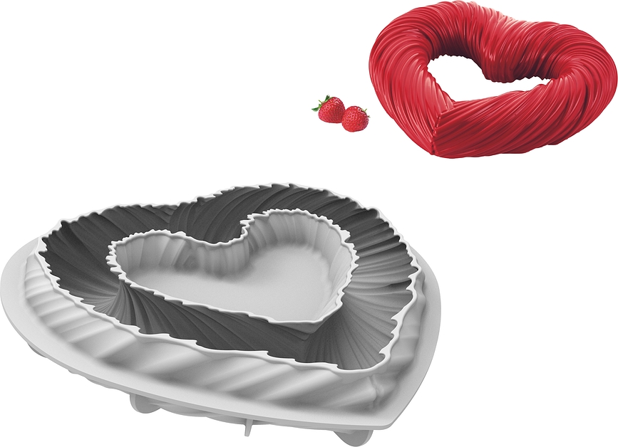 Molde para Tarta Heartbeat