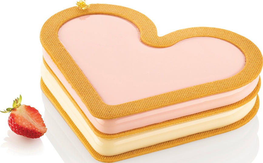 Moldes para Hornear de silicona Love Story, Set de 2 piezas