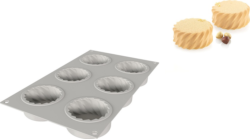 Moldes para Pasteles Mini Dress, 6 unidades