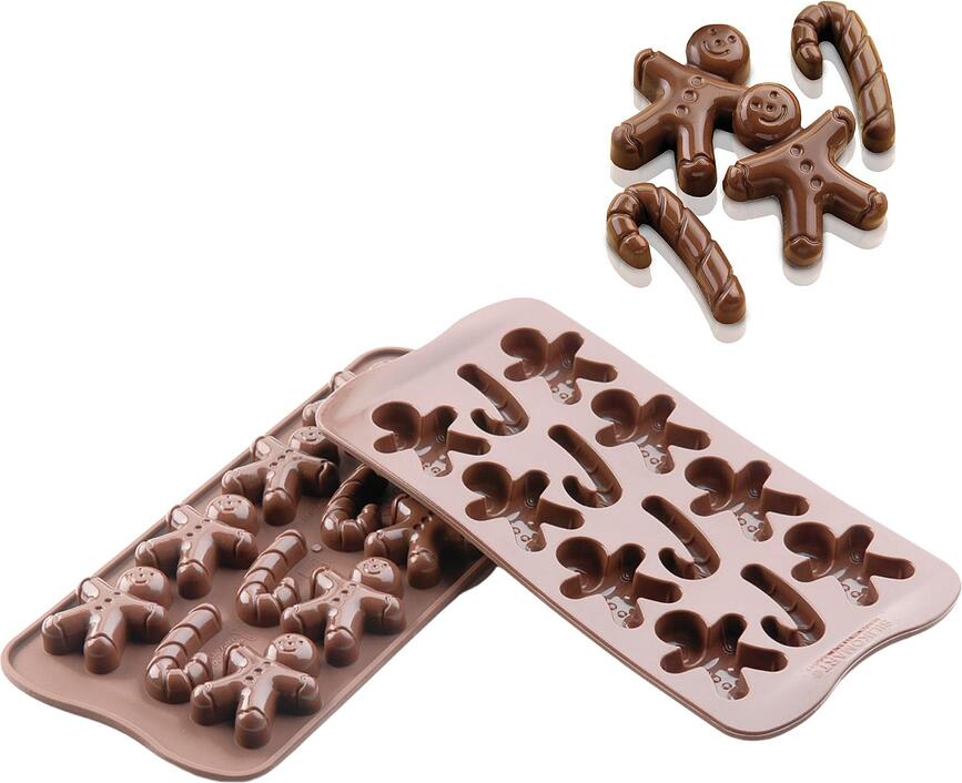 Mr Ginger Moule à Chocolats Scg12, en silicone