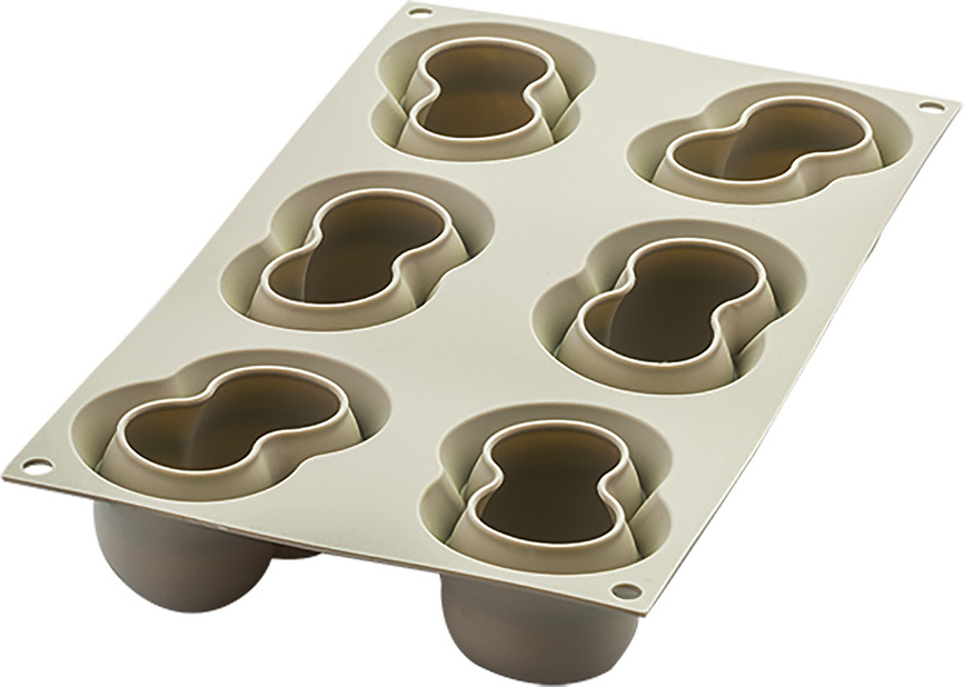 Rosso Ciliegia Moule à Biscuits, en silicone