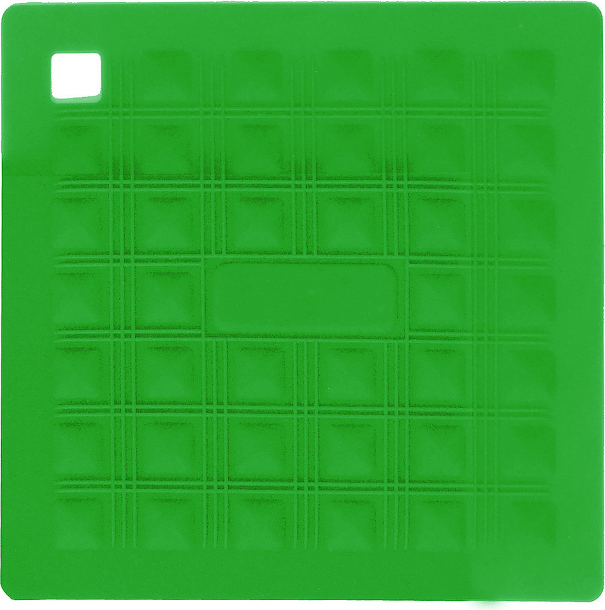 Salvamanteles de silicona Silikomart Acc071, verde