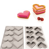 Sausainiukų forma Mini Love Story iš silikono