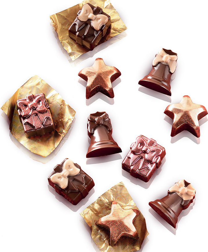 Scg06 Christmas Kalup za čokoladice, silikonski, božični motiv