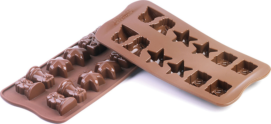 Scg06 Moule à Chocolats spécial Noël, en silicone