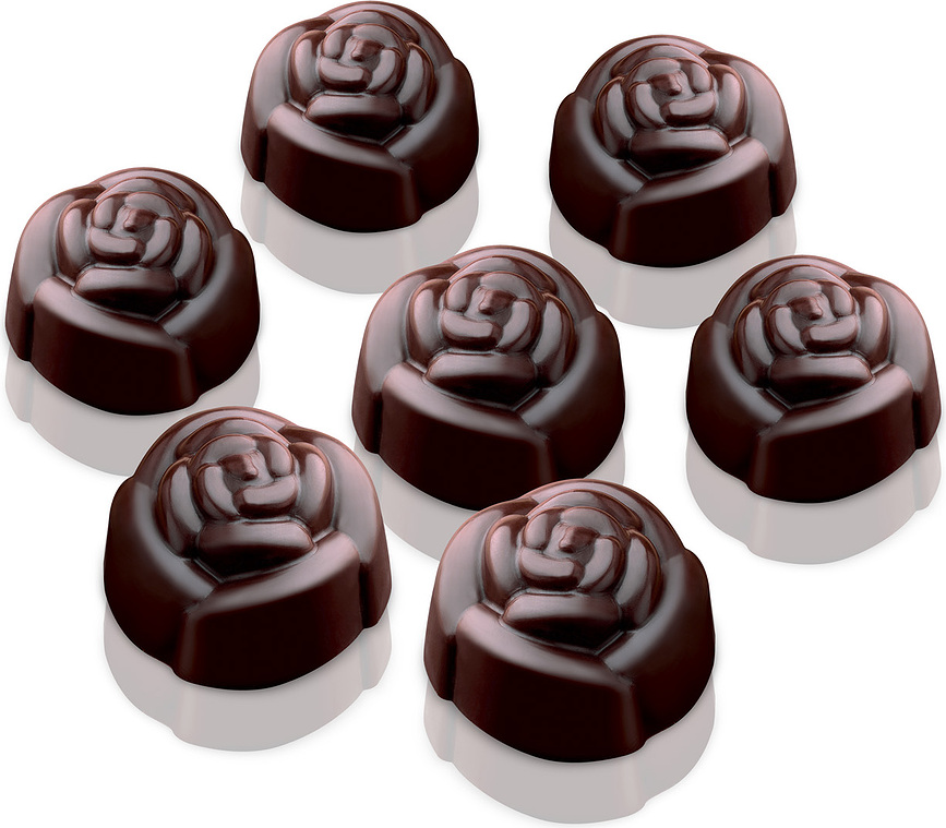 Scg13 Rose Moule à Chocolats, en silicone