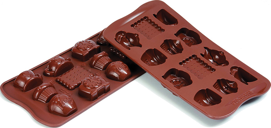 Scg17 Teatime Moule à Chocolats, en silicone