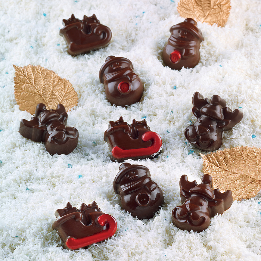 Scg23 Choco Winter Kalup za čokoladu silikonski