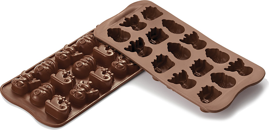 Scg23 Choco Winter Φόρμα για Σοκολατάκια, σιλικόνης