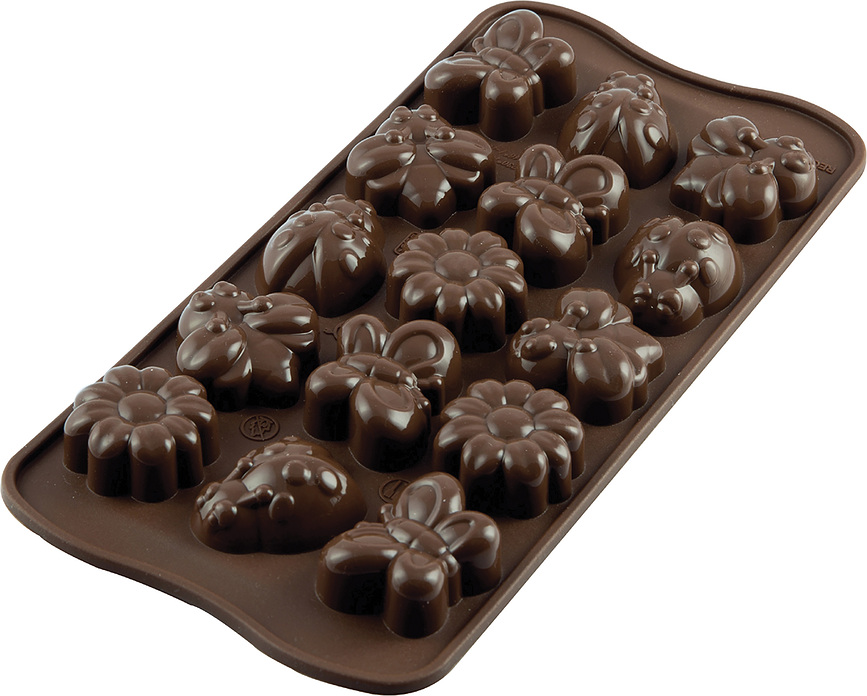 Scg24 Choco Springlife Moule à Chocolats, en silicone