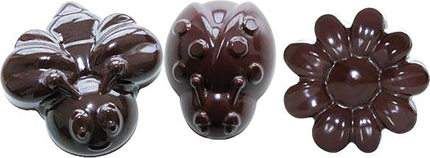 Scg24 Choco Springlife Moule à Chocolats, en silicone