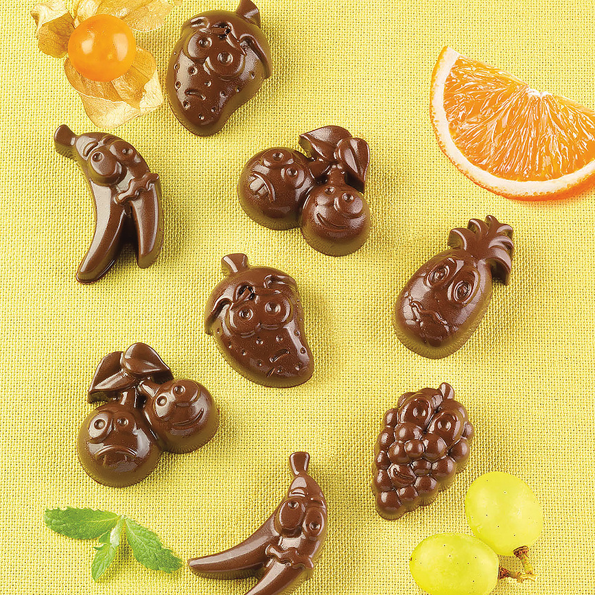 Scg32 Choco Fruits Kalup za Čokoladu silikonski