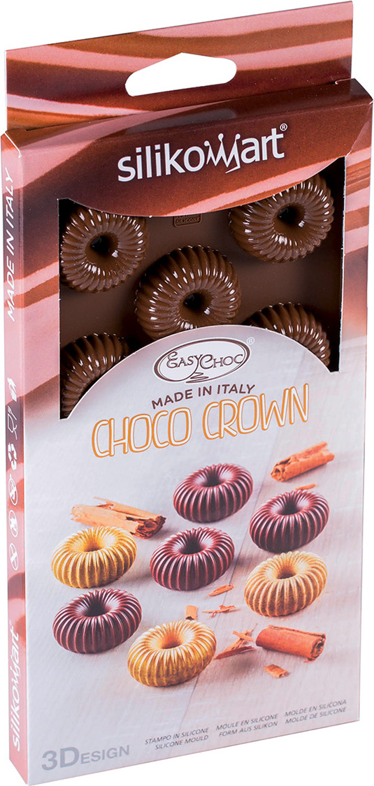 Moule à chocolat en silicone Chococrown - Silikomart