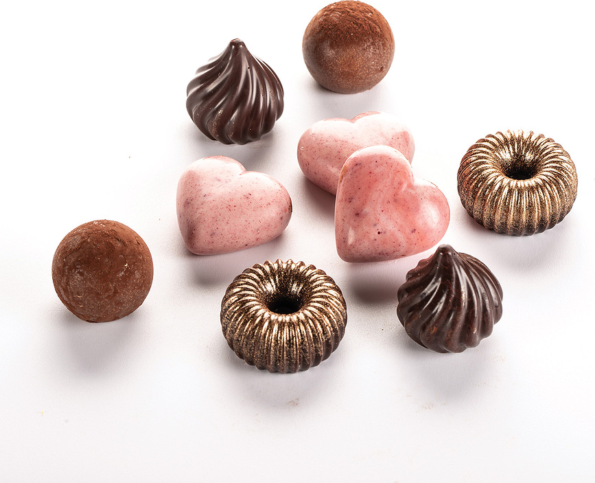 Scg50 Tartufino Moule à Chocolats, en silicone