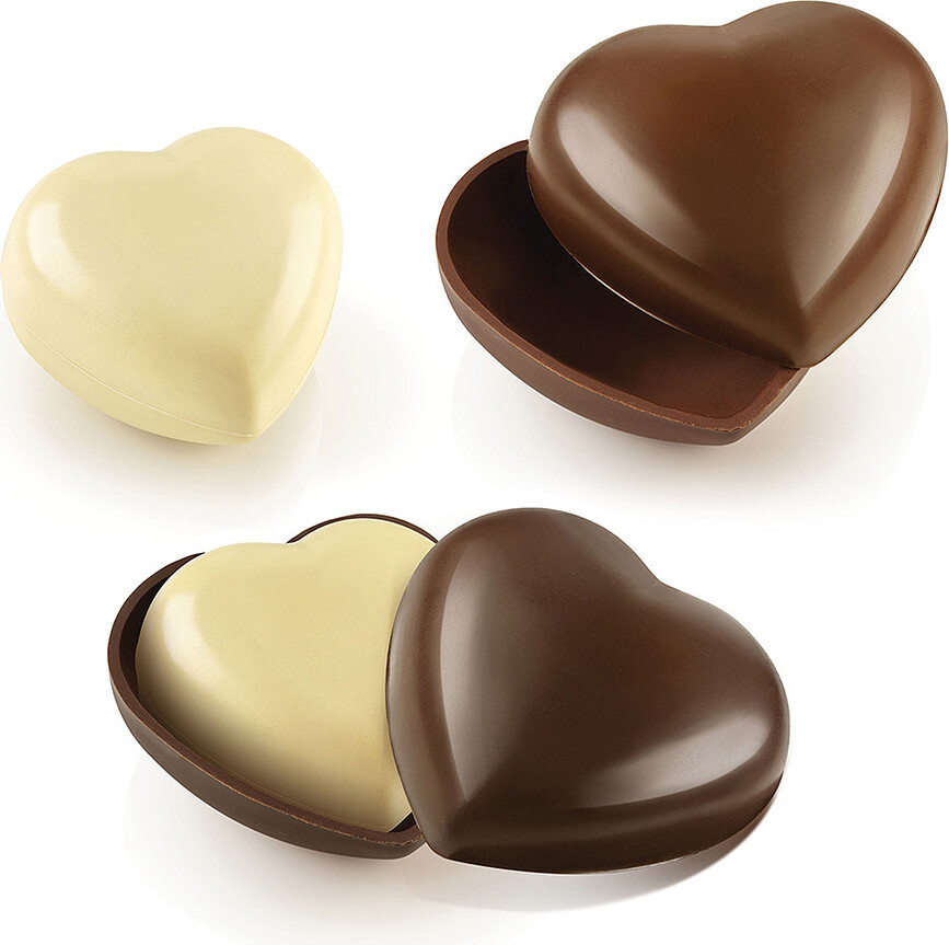 Secret Love Moule à Chocolat, Set 2 pièces