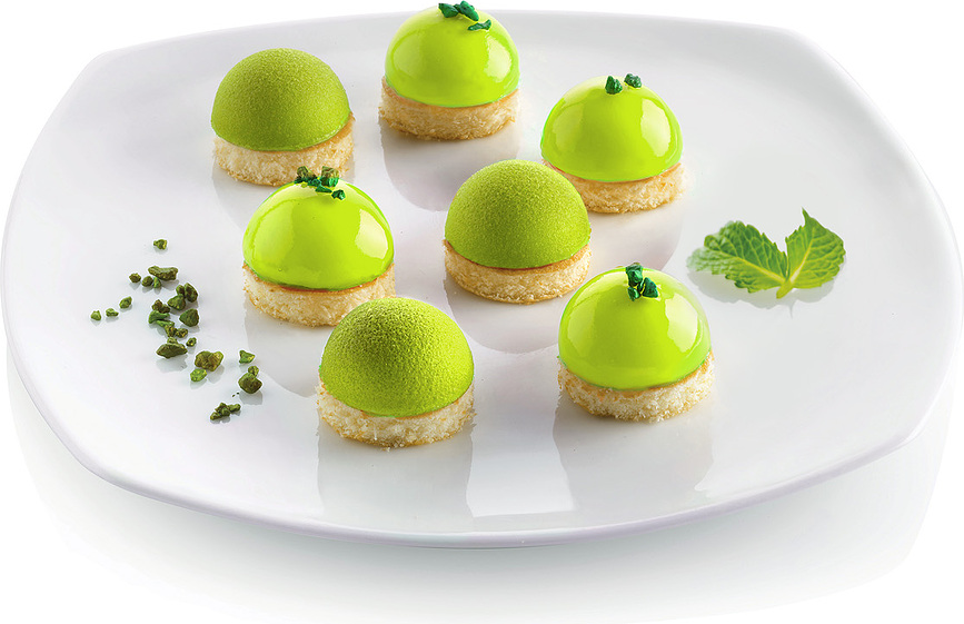 Sf005 Semisfera Kalup za piškote, silikonski