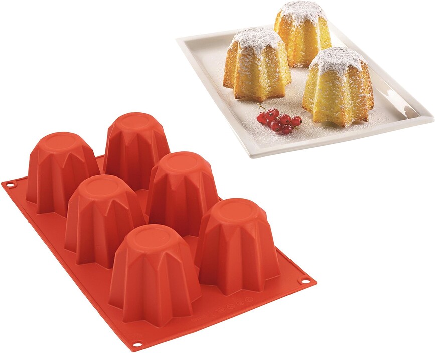 Sf100 Moule Mini Pandoro, en silicone