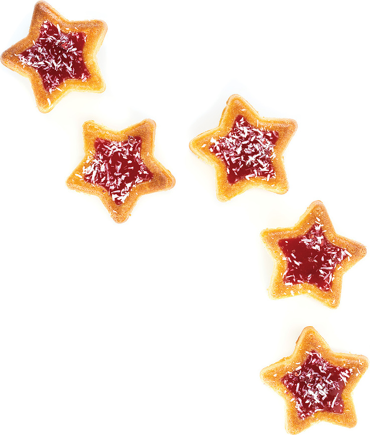 Sf107 Stella Moule à Biscuits forme étoiles, en silicone, rouge