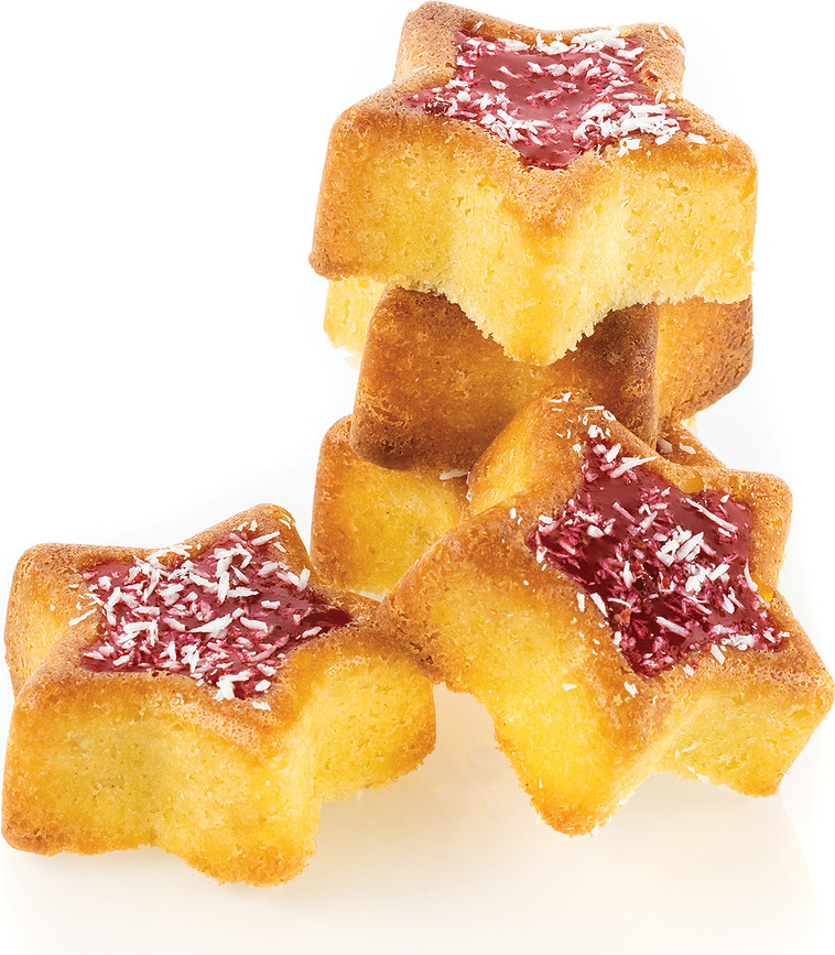 Sf107 Stella Moule à Biscuits forme étoiles, en silicone, rouge