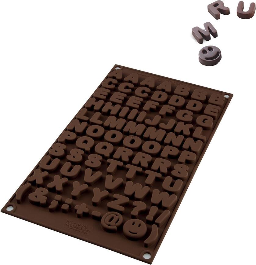 Sf169 Choco ABC Form für Schoko-Pralinen Silikon