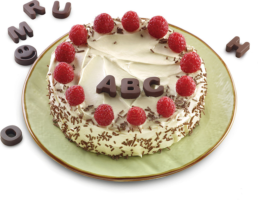Sf169 Choco ABC Φόρμα για σοκολατάκια, σιλικόνης