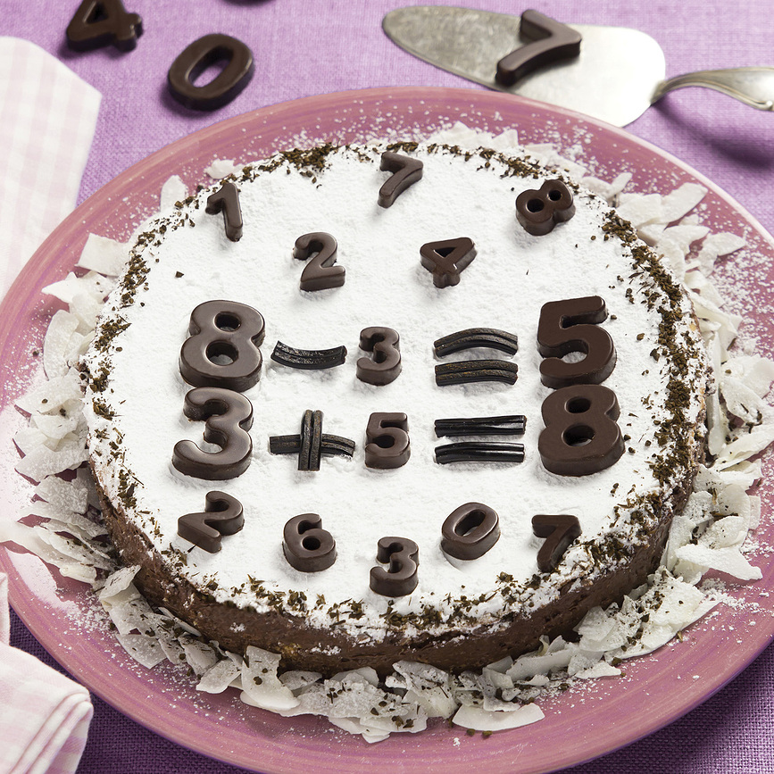 Sf174 Choco 123 Φόρμα για σοκολατάκια, σιλικόνης