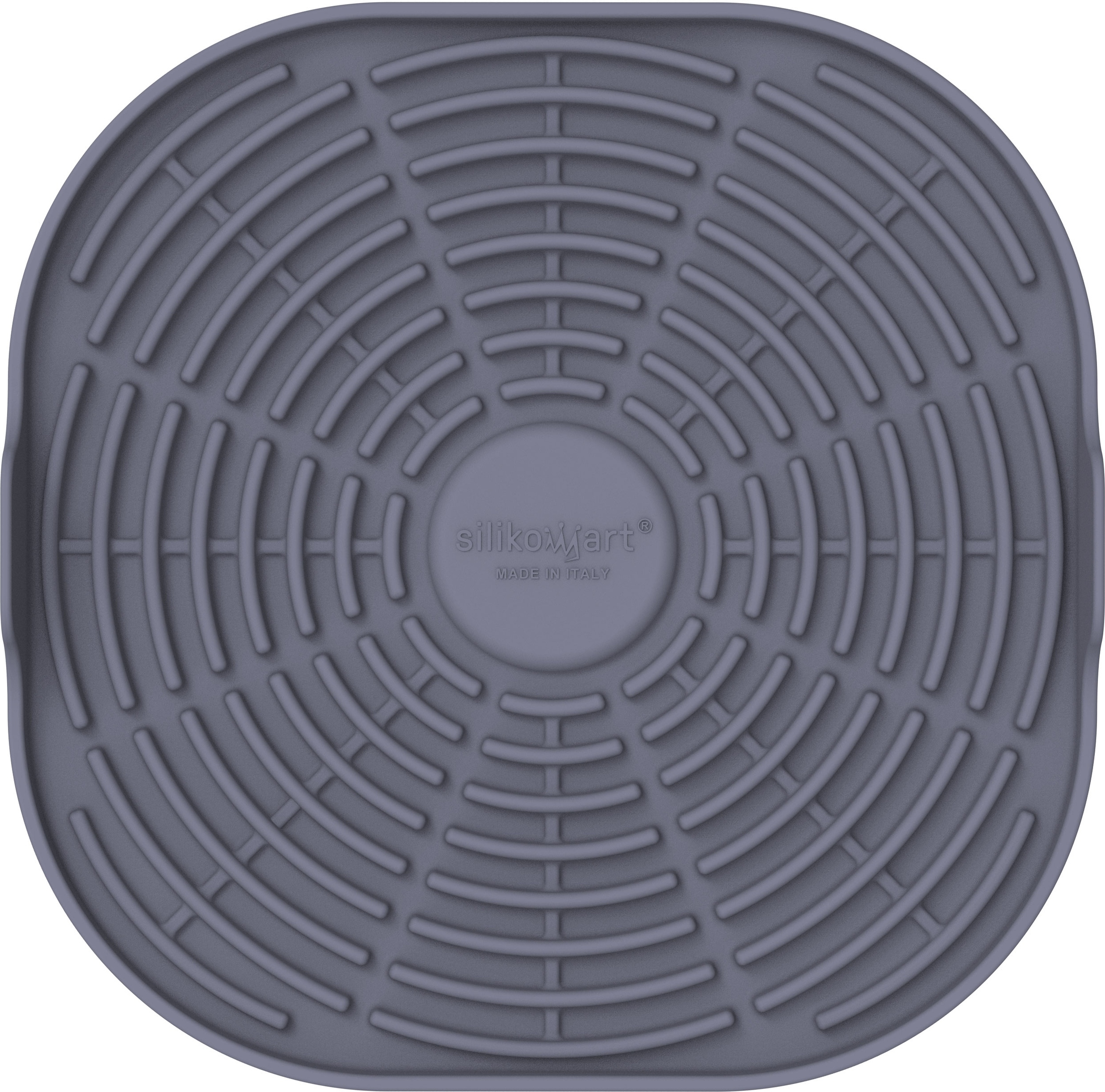 Silfry Backmatte 21,5 x 21,5 cm, Silikon, grau
