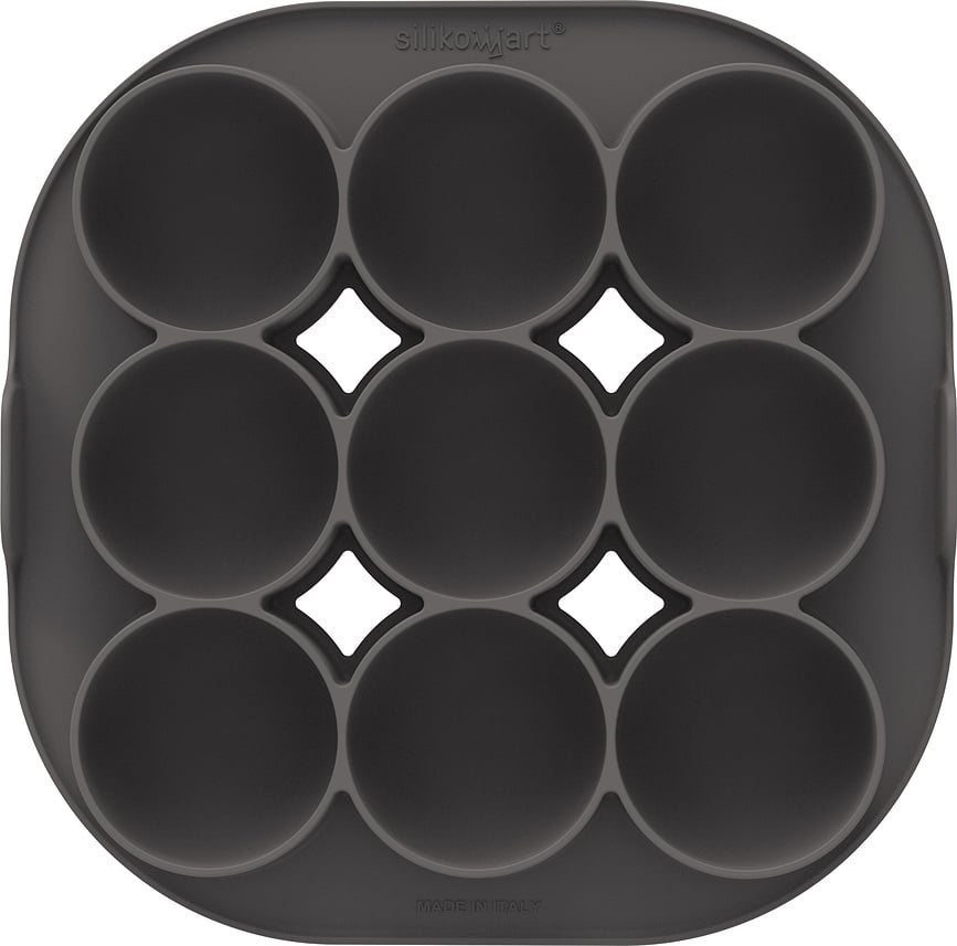 Silfry Kalup za jaja silikonski sivi