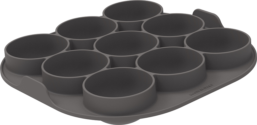 Silfry Moule à Œufs en silicone, gris